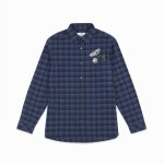 [AK분당][티아이포맨]와펜 장식 플라넬 체크 셔츠 M188MSH211 - NS홈쇼핑  [AK분당][티아이포맨]와펜 장식 플라넬 체크 셔츠 M188MSH211... 