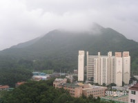 안개낀 모락산, 관악산 - 안양 호계동 현대홈타운2차 | 부동산뱅크 커뮤니티