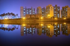 [추천] 부천 상동 호수 공원 야경입니다 ^_^ | 부동산뱅크 커뮤니티