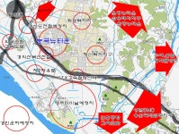 지도상에서 정리해본 화정의 호재와 장점 (화정8단지) | 부동산뱅크 커뮤니티