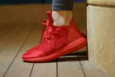 U-5New Clover Tubular Defiant Y-3 Pure Red Black Knight 판매