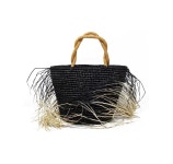 BABY TWO TONE FRINGE BAG Sensi Studio $198 hat available on sensistudio.com