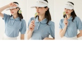 [[골프]포앤드 스트랩 썬-cap] 24시간 편하고 예쁘게, 핑크시슬리