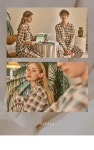 [울랄라파자마]레몬드 7부 여성페어 오트밀 [W CONCEPT]