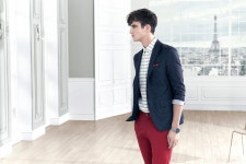 ★ 2015 S/S신상 ★ 봄신상 도트패턴 그레이컬 슬림핏 자캣 GF5SEA103GYM - 사는 게 즐겁다! 롯데닷컴