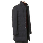 2014 F/W 그레이 멜란지 캐시미어 구스 다운 패팅 코트 PJ-H7008 - 사는 게 즐겁다! 롯데닷컴