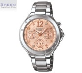 SHE-3032D-9ADR SHEEN 라이트 켜지는 메탈시계 - 사는 게 즐겁다! 롯데닷컴