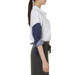 배색블라우스 (N162MSC014) - 사는 게 즐겁다! 롯데닷컴