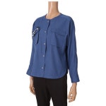 박시형라운드넥남방셔츠(RMYW624G21) - 롯데백화점 공식 온라인몰