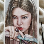 ITZY Hwang Yeji Watercolor Painting | K-Pop Amino