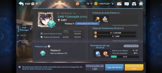 Oia ate q enfim minha defesa melhorou (s semana passada não ataquei pvp XD mo preguiça) | • Grand Chase Brasil • Amino