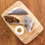 국내작가포토 - 클립아트코리아 :: 통로이미지(주) __적합한콘텐츠,날것,도마,레시피,사람없음,생선,실,실내,오브젝트,요리,음식,채소,하이앵글