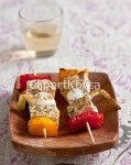 해외작가포토 - 클립아트코리아 :: 통로이미지(주) __적합한콘텐츠,건강,꼬치,두부,비건,양파,요리,웰빙,주메뉴,채소,채식주의,해외포토... 