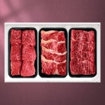 [후레쉬미트] 구이 혼합선물세트 1.5kg (진꽃갈비살500g+등심500g+살치살500g)-미국산 - NS홈쇼핑