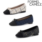 [갤러리아] [포멜카멜레] 트위드 플랫 1.5CM FIY1FSP043 (3COLOR) - NS홈쇼핑