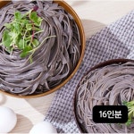 고창 검정보리국수 16인분(검정보리국수 360gX4봉+보리국수블랙 300gX4봉+사골육수 6봉+해물스프 6봉+비빔장 4봉) - NS홈쇼핑
