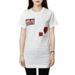 [라벨루쏘] [미스터앤미세스 이탈리아] [여성 패치로고 반팔 티셔츠] 171TS042E C1001 - NS홈쇼핑