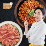 김나운 오리한판 주물럭 4팩+참나무 훈제오리 4팩 - NS홈쇼핑