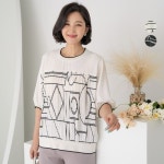 [김여사]멜러드 나염 주름 블라우스 - NS홈쇼핑