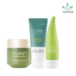 김정문알로에 큐어 인센티브 2x크림/알로에젤/수딩 선젤(+미니크림) - NS홈쇼핑