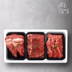 [예가소들마을] 한우 1등급 감사구이세트 2호(꽃등심400g+채끝400g+안심400g) - NS홈쇼핑