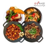 족발야시장 연탄불고기 2팩 + 양념곱창 2팩 + 떡갈비스테이크 2팩 + 내장탕 2팩 - NS홈쇼핑