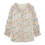 [갤러리아] [22 S/S]러플 플라워 패턴 블라우스(SEBAC2421)(SEB2421) - NS홈쇼핑