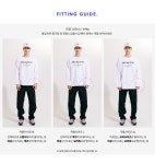 (UNISEX) 624 코튼 로고 옆트임 롱슬리브 티셔츠 블랙 ((유니섹스) 624 코튼 로고 옆트임 롱슬리브 티셔츠 블랙) - PROJECT624 - 크루비... 