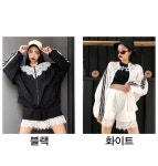 울트라패션 - 라비앙로제 집업 반바지 트레이닝 세트