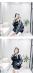 울트라패션 - 라비앙로제 집업 반바지 트레이닝 세트