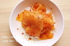 출출한 오후 다함께 콩나물, 무쌈 비빔국수