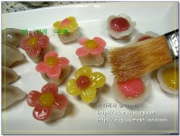 (추석송편) 돌아가신 언니에게 바치는 꽃송편