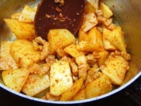 삼겹 콩나물 무우국