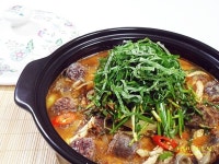 사골육수, 사골곰국 순대 전골 만들기