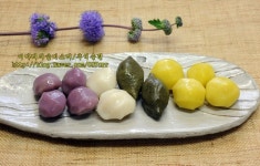 은은한 4색송편 만들기