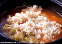 김치콩나물국밥 끓이는법