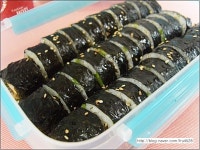 냉장고속 재료로 만든 마법의 엄마표김밥