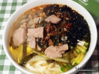오늘뭐먹지 양지칼국수를 응용한 돼지국밥소면만들기