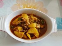 고추기름으로 만든 집밥백종원님의 감자고추장찌개 맛보실래요?