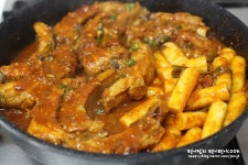 매운치즈등갈비~치즈등갈비 양념