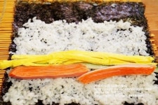 색다른 그물도시락~ 딱세가지김밥&그물유부초밥