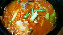 돼지갈비 김치찌게