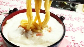 ●크림카레우동 만들기●