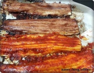 바다장어구이(곰장어)...복분자소스 & 고추장소스