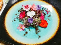 비트 허브꽃 샐러드피자^♡^ 초간단.건강피자.