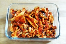 충무김밥 오징어무침 깍두기 만들기