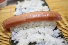 소시지 스마일김밥 만들기