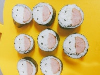 초스피드 봄소풍 도시락 스마일 김밥 만들기 황금레시피~