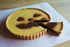 단호박&생초콜릿 타르트