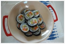 집에 있는 재료로 엄마표 김밥 만들기~~